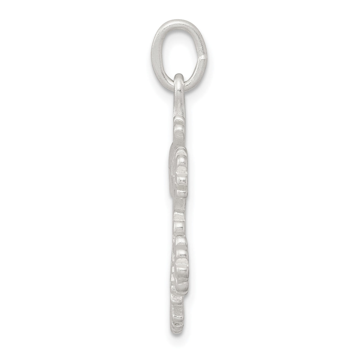 Sterling Silver Snowflake Pendant, Detailed Seasonal Design for Women