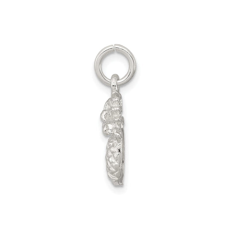 Sterling Silver Pineapple Pendant Charm, Tropical Fruit Symbol of Hospitality and Warmth