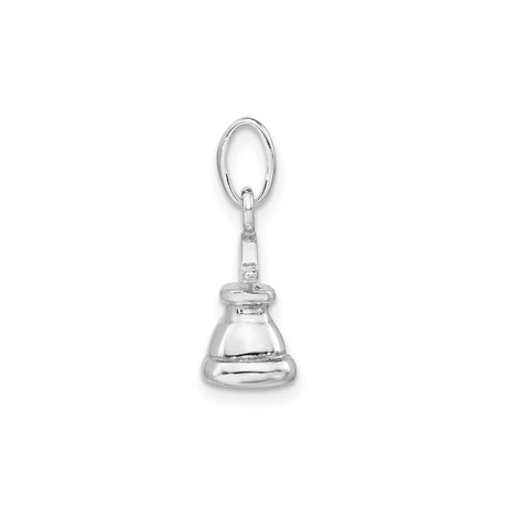 Sterling Silver Nun Habit Pendant, Catholic Religious Charm with Traditional Habit Design