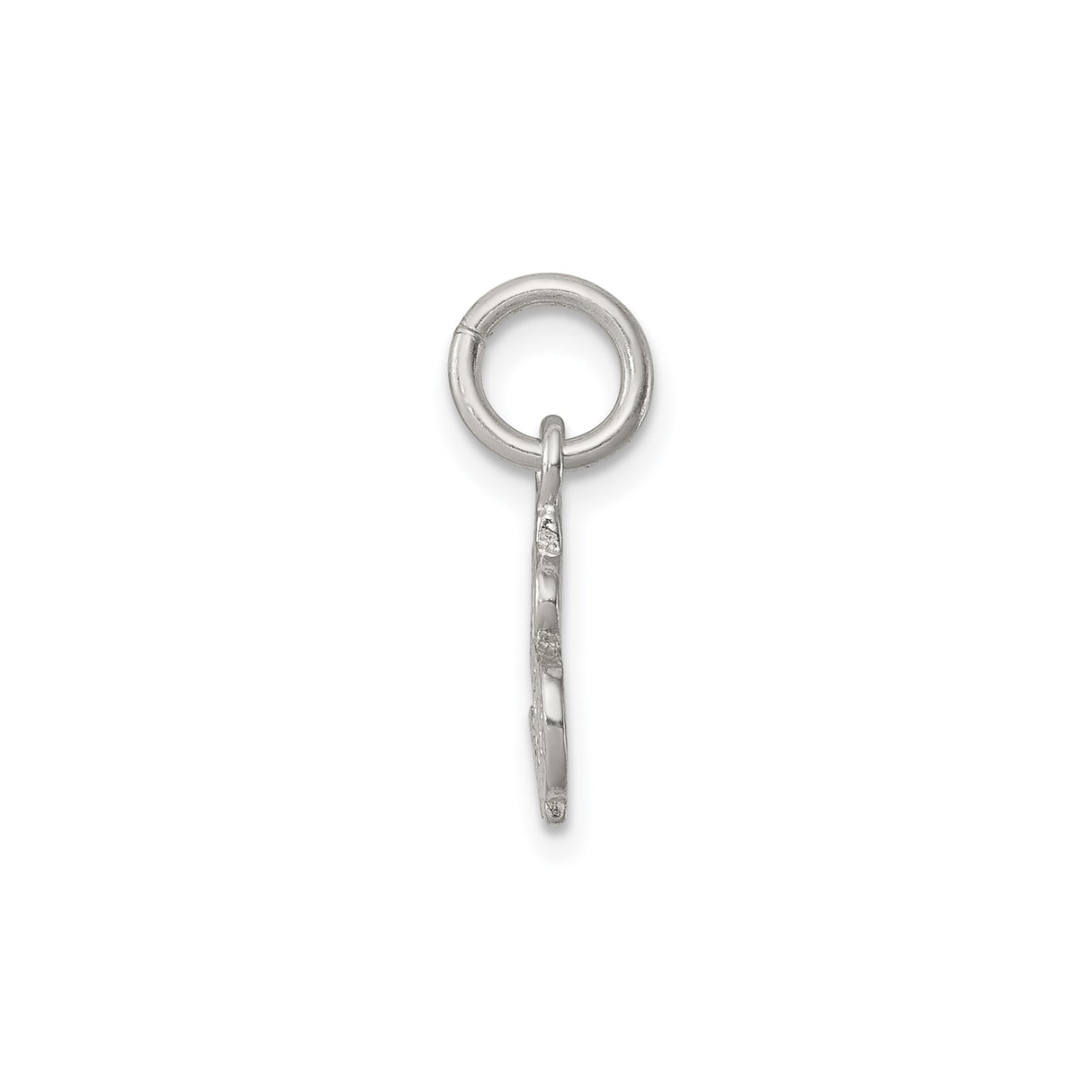 Sterling Silver Dollar Sign Pendant with Stars, Hip Hop Money Charm for Unisex Style