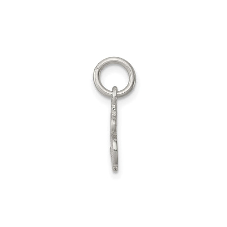Sterling Silver Dollar Sign Pendant with Stars, Hip Hop Money Charm for Unisex Style