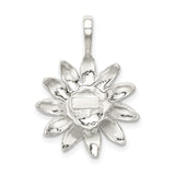 Sunflower Charm Pendant in Real 925 Sterling Silver