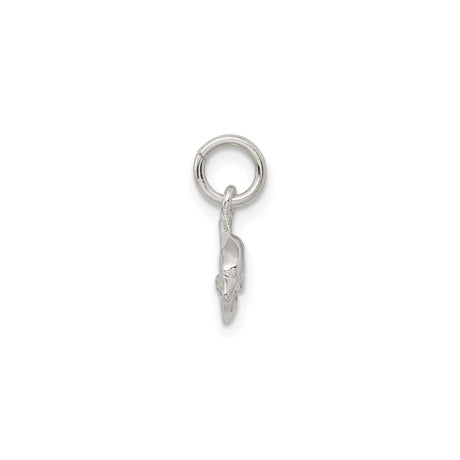 Sterling Silver Dolphin Pendant with Jumping Dolphin Design, Nautical Ocean Theme Jewelry