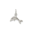 Sterling Silver Dolphin Pendant with Jumping Dolphin Design, Nautical Ocean Theme Jewelry
