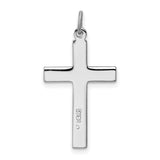 Cross Charm Pendant in Real 925 Sterling Silver