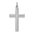 Cross Charm Pendant in Real 925 Sterling Silver