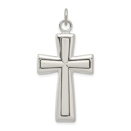 Latin Cross Charm Pendant in Real 925 Sterling Silver