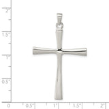 Cross Charm Pendant in Real 925 Sterling Silver