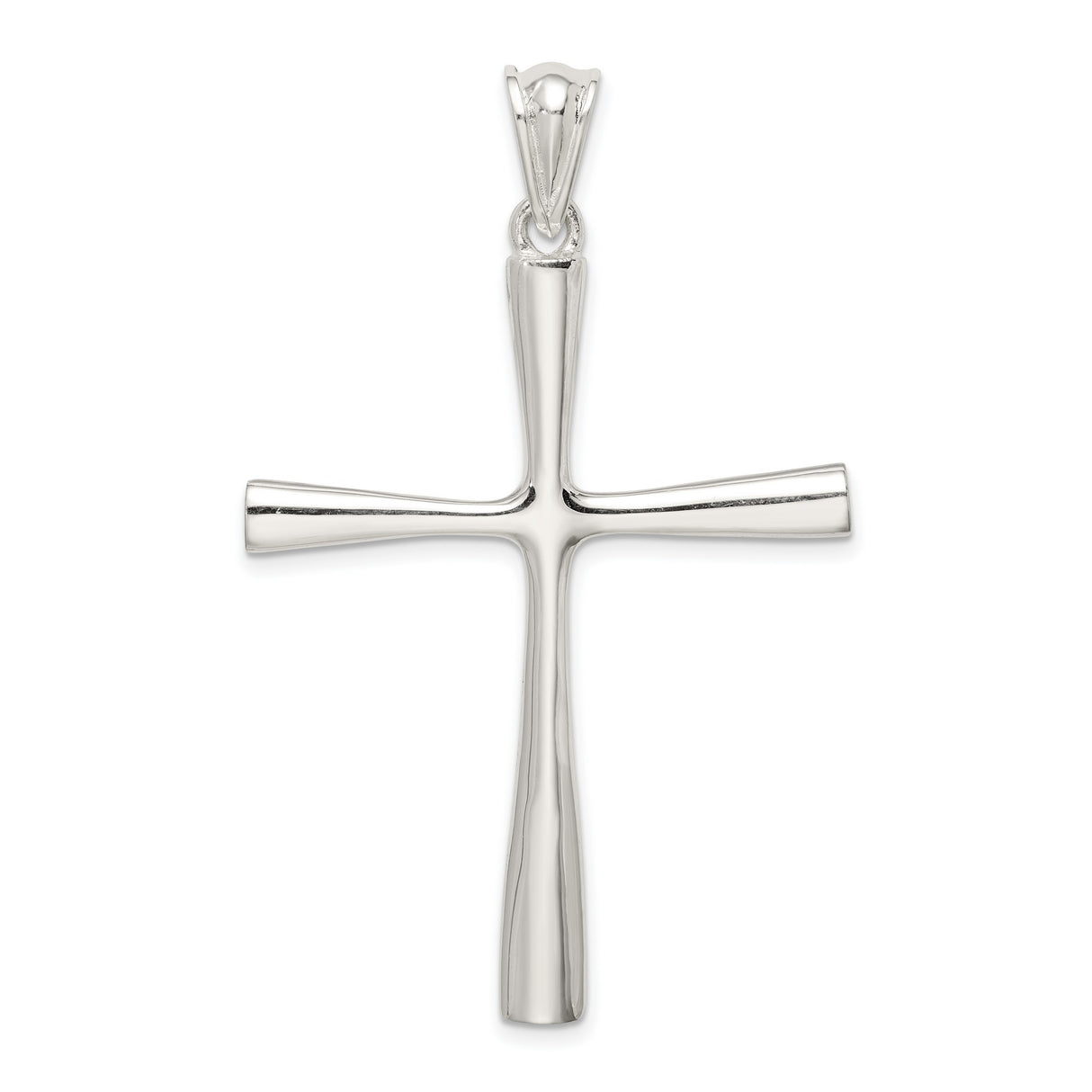 Cross Charm Pendant in Real 925 Sterling Silver