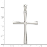 Cross Charm Pendant in Real 925 Sterling Silver