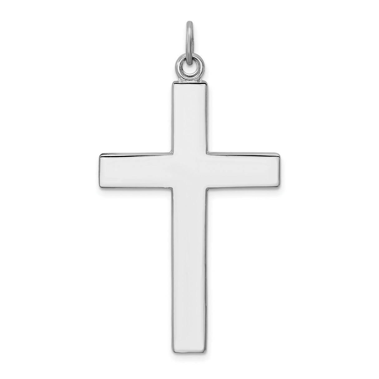 Cross Lord''s Prayer Charm Pendant in Real 925 Sterling Silver