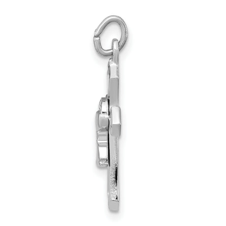 Chalice Cross Charm Pendant in Real 925 Sterling Silver