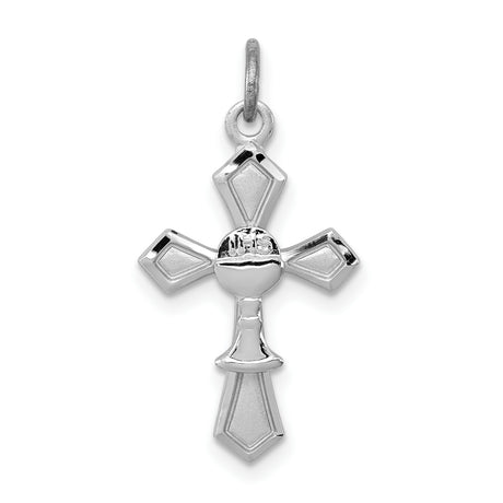 Chalice Cross Charm Pendant in Real 925 Sterling Silver