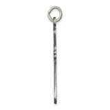 Sterling Silver Cross Pendant with Antique Finish, Baroque Gothic Style for Men and Women