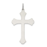 Sterling Silver Cross Pendant with Gothic, Medieval, and Baroque Details for Men and Women