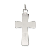 Sterling Silver Crucifix Cross Pendant with INRI Plaque and Jesus Figure