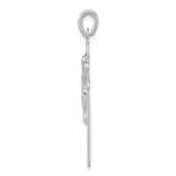 Crucifix Charm Pendant in Real 925 Sterling Silver