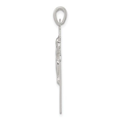 Crucifix Charm Pendant in Real 925 Sterling Silver