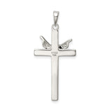 Crucifix Charm Pendant in Real 925 Sterling Silver