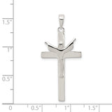 Crucifix Charm Pendant in Real 925 Sterling Silver