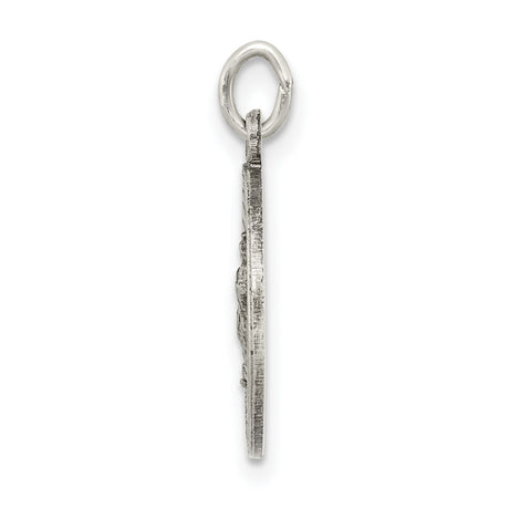 Sterling Silver Pendant Featuring Our Lady of Guadalupe, Catholic Medal with Engraving for Women