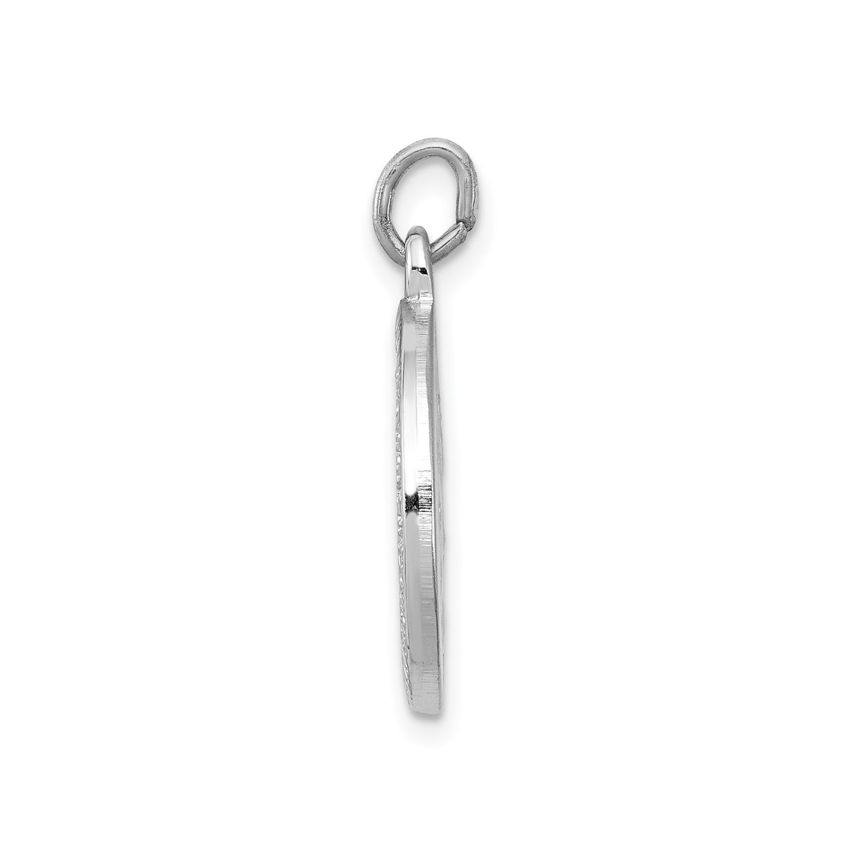 Sterling Silver Miraculous Medal Pendant with Virgin Mary and Rays, Catholic Prayer Jewelry