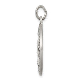 Sterling Silver Miraculous Medal Pendant with Virgin Mary Inscription, Religious Jewelry