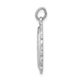 Miraculous Medal Charm Pendant in Real 925 Sterling Silver
