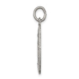 Sterling Silver Miraculous Medal Pendant Featuring Virgin Mary and Religious Inscription