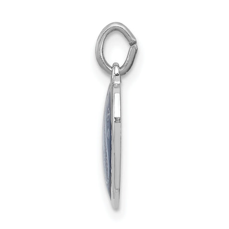 Sterling Silver Heart Pendant with Miraculous Medal and Virgin Mary Prayer Inscription