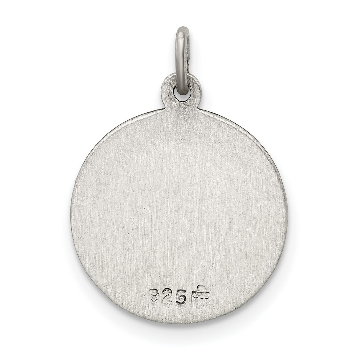 Sterling Silver Our Lady of Perpetual Help Medal with Virgin Mary and Jesus, Christian Pendant