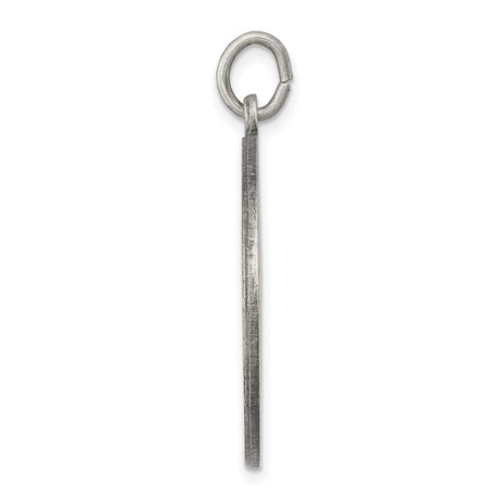 Sterling Silver Saint Anthony Medal Pendant with Pray for Us Inscription, Catholic Charm
