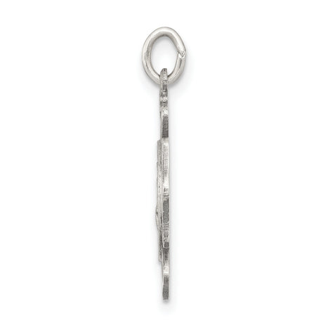 Sterling Silver Firefighter Pendant with Maltese Cross and St. Florian Medal