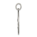 Sterling Silver Saint Theresa Medal Pendant with Roses for Women