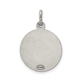 Antiqued Raphael Angel Charm Pendant in Real 925 Sterling Silver
