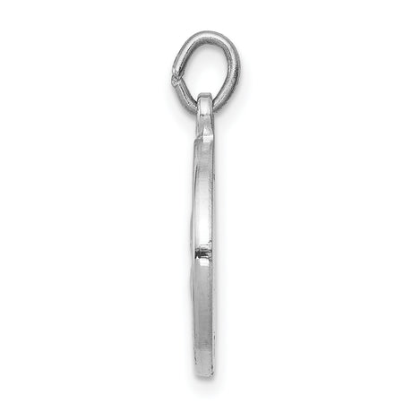 Sterling Silver First Holy Communion Pendant, Religious Medal with Scene, Catholic Keepsake Charm