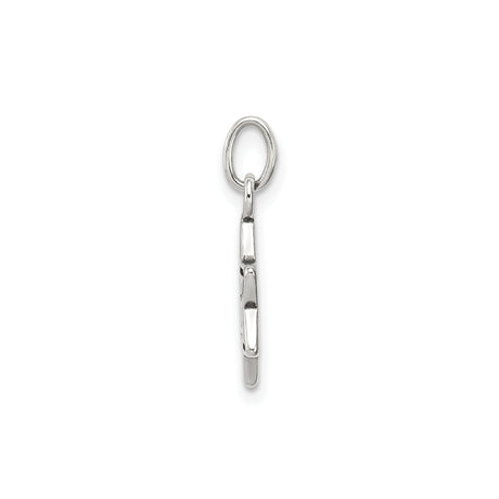 Sterling Silver Star of David Pendant with Cut-Out Layered Design and Dotted Accents