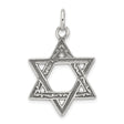 Sterling Silver Star of David Pendant, Jewish Religious Symbol for Men and Women
