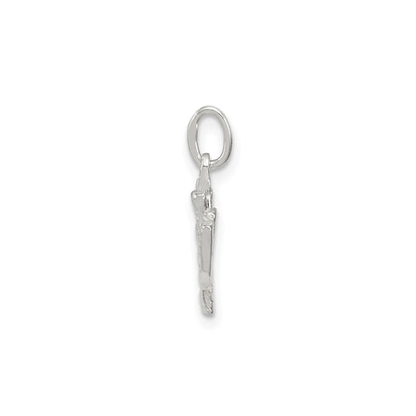 Sterling Silver Menorah Pendant Featuring Seven Branches, Traditional Jewish Charm
