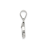 Sterling Silver Infinity Mom Pendant with Flower Accent, Sentimental Family Jewelry