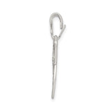 Sterling Silver Split Heart Pendant with Cutout Hearts, Breakable Friendship Charm for BFF or Unisex
