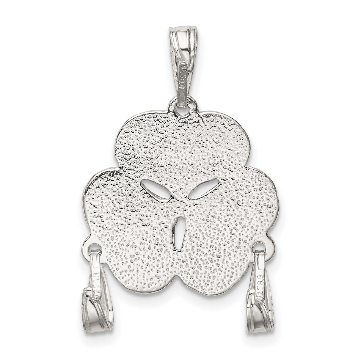 3-Piece Best Friends Charm Pendant in Real 925 Sterling Silver