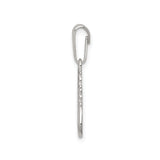 Sterling Silver Pendant with Live Love Laugh Inspirational Message for Women