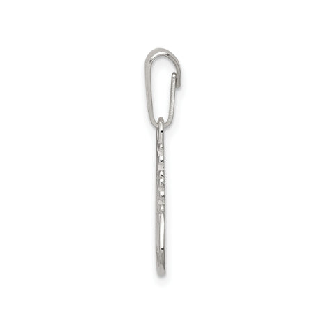 Sterling Silver Pendant with Live Love Laugh Inspirational Message for Women