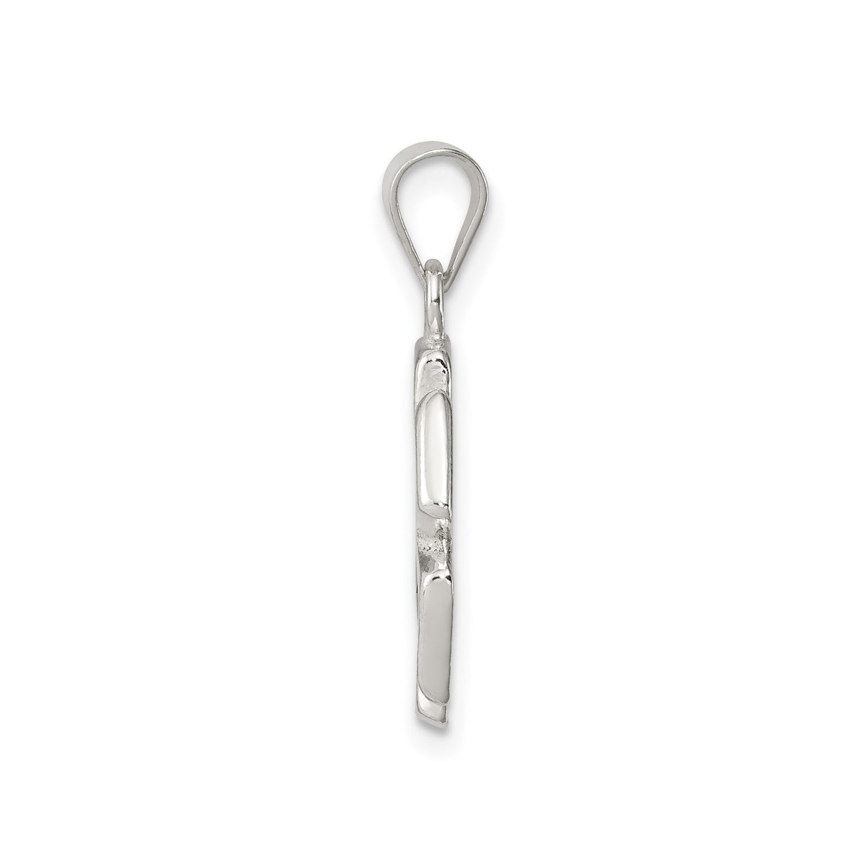 Sterling Silver Medical Alert Pendant with Star of Life and Rod of Asclepius Symbol