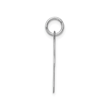 Sterling Silver Music Note Charm Pendant, Minimalist Eighth Note Jewelry for Women or Unisex Wear