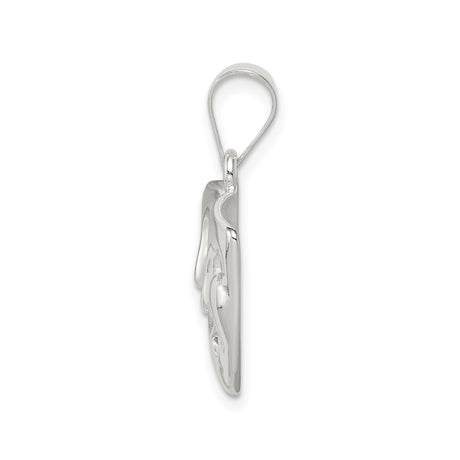Sterling Silver Theater Pendant with Comedy and Tragedy Masks, Unisex Drama Charm