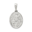 Sterling Silver RN Pendant with Caduceus Charm, Medical Symbol Nursing Jewelry