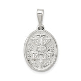 Sterling Silver RN Pendant with Caduceus Charm, Medical Symbol Nursing Jewelry