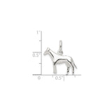 Sterling Silver Greyhound Pendant, Sleek Dog Charm with Hound Design, Unisex Pet Keepsake Jewelry